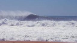 Nazare Beach Surfing Photo