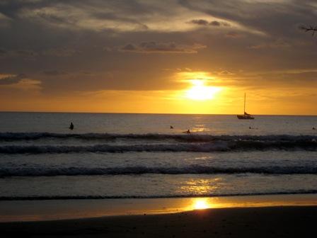sunset Playa Avellanas