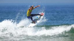 Miguel Pupo Competing at the Quiksilver World Juniors