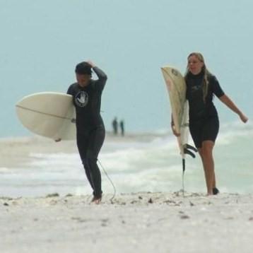 Me & Jess surf Captiva