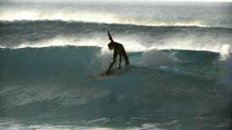 Surfing Portugal, local spot session