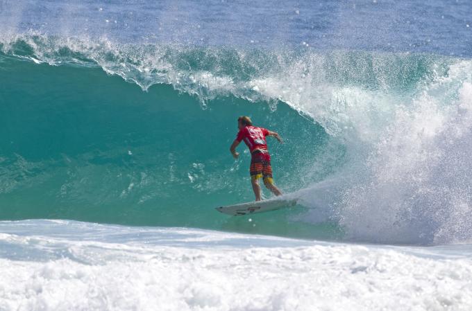 Taj Burrow Barreled at Snapper Rocks