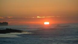 Sunset over El Salvador Beachbreak