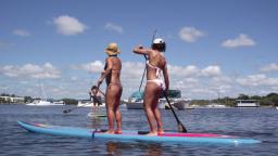 how sexy r these ladies.... Noosa River SUP