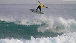 Defending ASP World Junior Champion Maxime Huscenot 