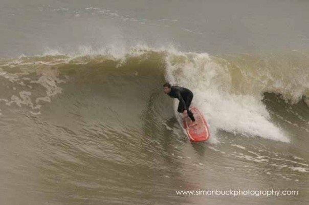 Me at Cromer when I used to surf Big boards!