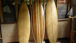 Bamboo surfboards