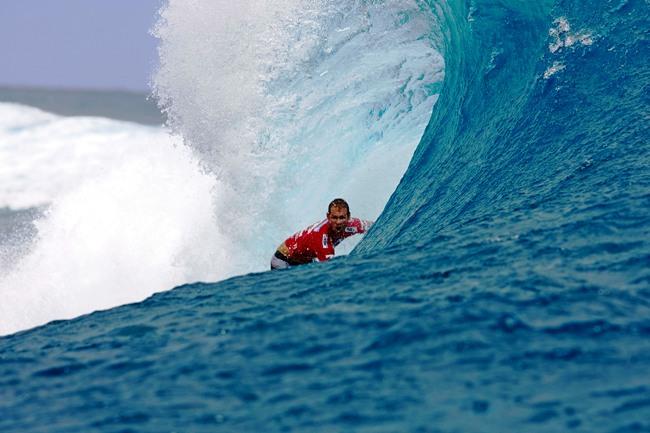 C.J. Hobgood at the Billabong Pro Tahiti