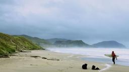 Empty Beach at Wainui