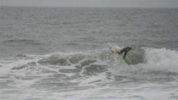 Competitor in the Surfing Championship's-Tynemouth