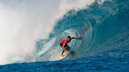 Heitor Alves at the Billabong Pro Teahupoo