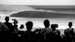 Banzai Pipeline Black and White