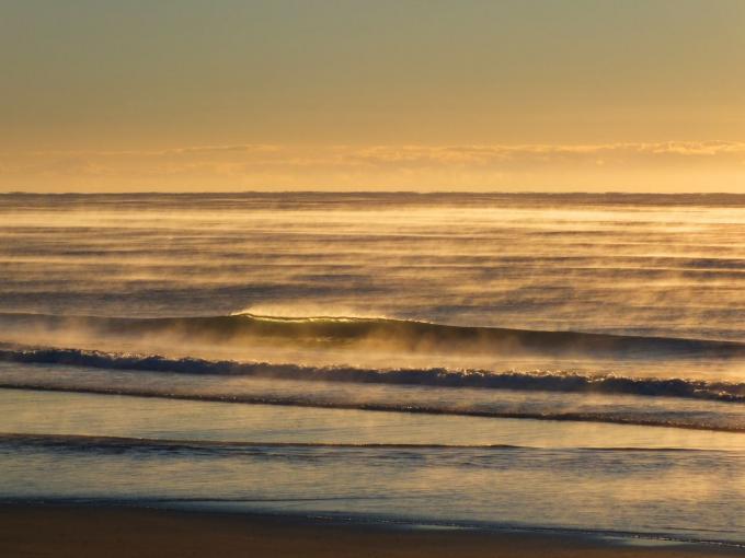 Empty beach break at home
