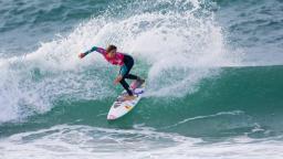 Sofia Mulanovich at the Rip Curl Pro Search in Portugal