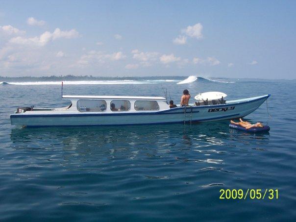 our fast speed boat to catch the waves