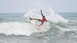 Maxime Huscenot at Huntington Beach Pier