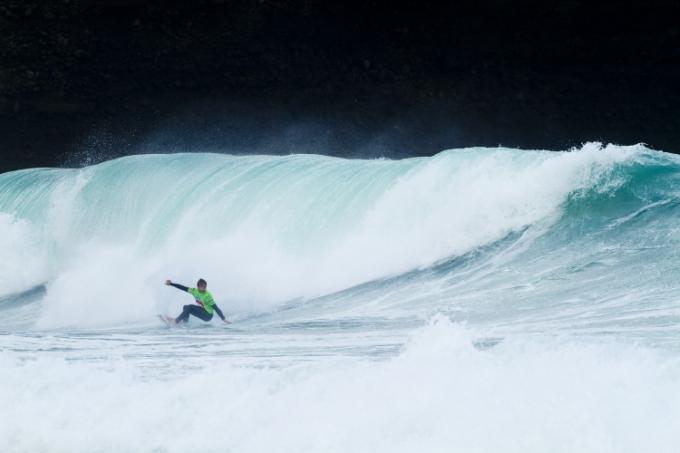 Conner Coffin Piha with plenty of water moving around