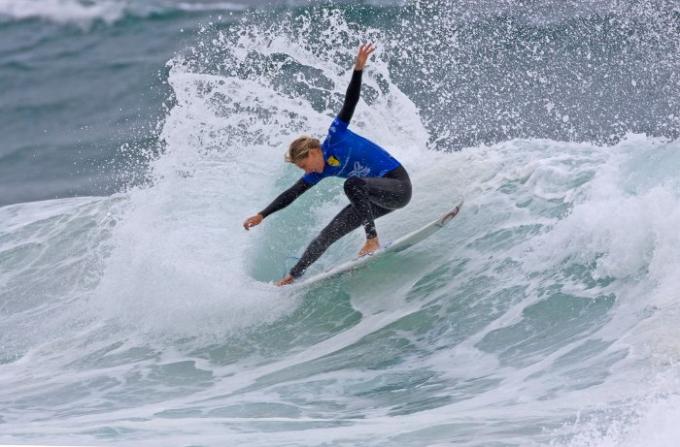 Stephanie Gilmore at Belgas in the Rip Curl Pro Search