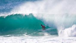 Michael Picon at the Billabong Pipeline Masters 