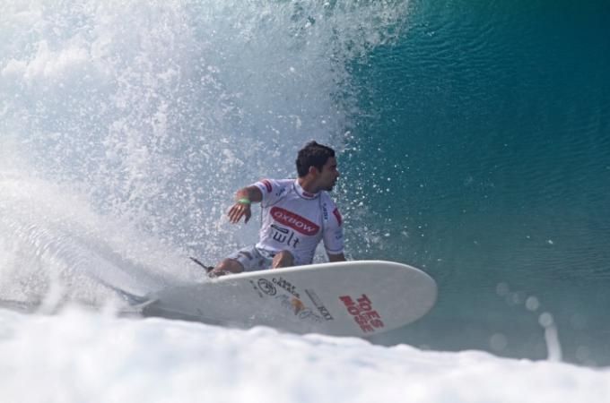 Kai Sallas at Pasta Point, Maldives