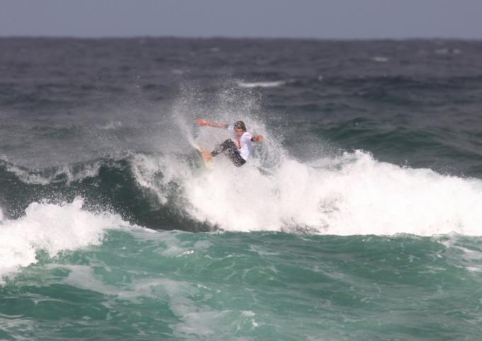 Federico Morais in the white water