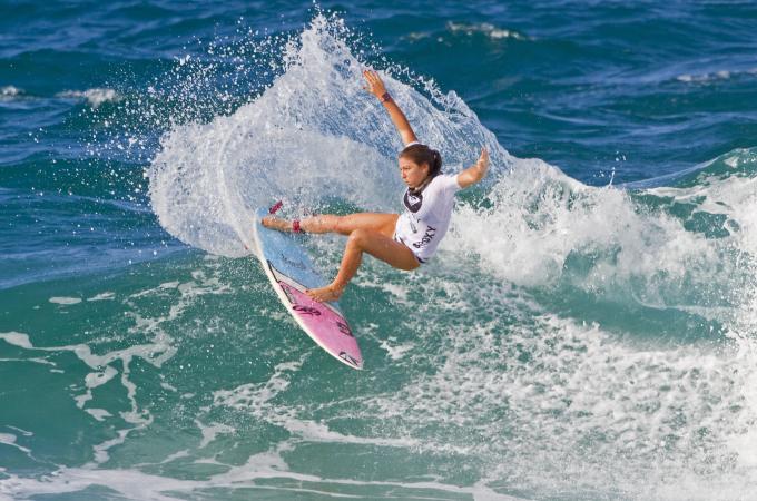 Coco Ho lit up in round 1