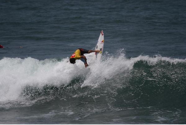 Peruvian surfer Gabriel Villaran