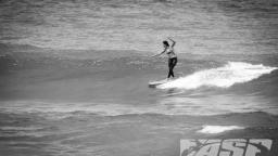 Kassia Meador rides at La Cote des Basques