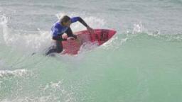 Floater at Fistral Beach