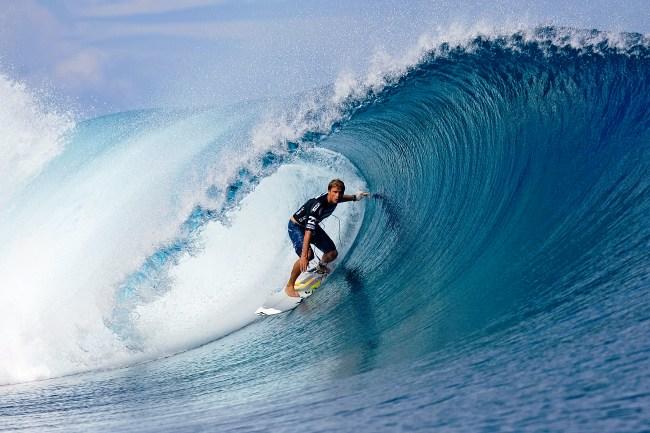  Marlon Lipke at the Billabong Pro at Teahupoo in Tahiti