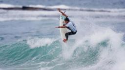 Maxime Huscenot winning Billabong WJC at Narrabeen