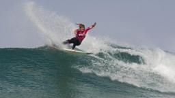 Coco Ho Claiming The Rip Curl Pro Search at Belgas