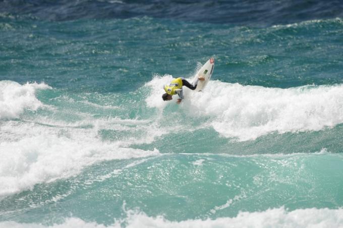 Russel Winter at the Relentless Boardmasters Fistral