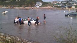 Cars don't surf well