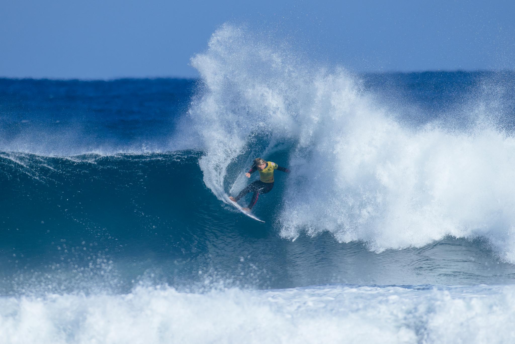 Gabriela Bryan winning the 2025 Margaret River Pro