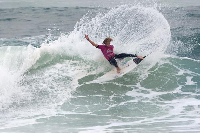 Kai Otton at the Quiksilver Pro France