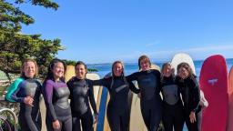 Surfer chicks