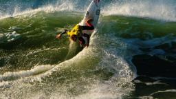 Jayce Robinson on the UK Surf Tour in 2011