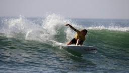 Ben Skinner Winning the European Longboard Title