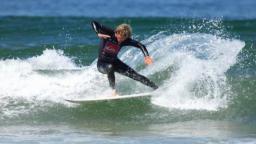 Dane Zaun Competing at the Quiksilver World Juniors