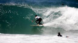 Good waves in south-beach Herzelia (Israel)
