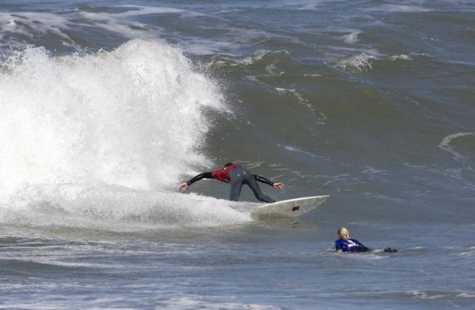 Tom Butler at Croyde in the Saltrock Pro 2008