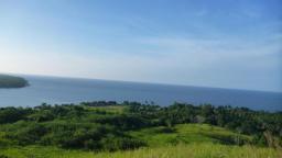 View down from top of hill to Surf Club area
