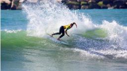 Marlon Lipke at the Rip Curl Pro Search Mohle Leste