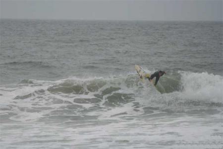 Competitor in the Surfing Championship's-Tynemouth