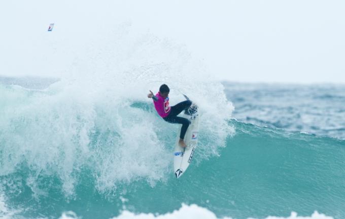 Andy Criere at Piha