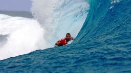 C.J. Hobgood at the Billabong Pro Tahiti