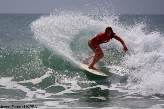 Beth Mason at Arugam Bay