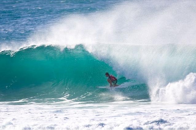 Michael Picon at the Billabong Pipeline Masters 