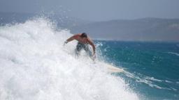 Surfer in the Whitewater
